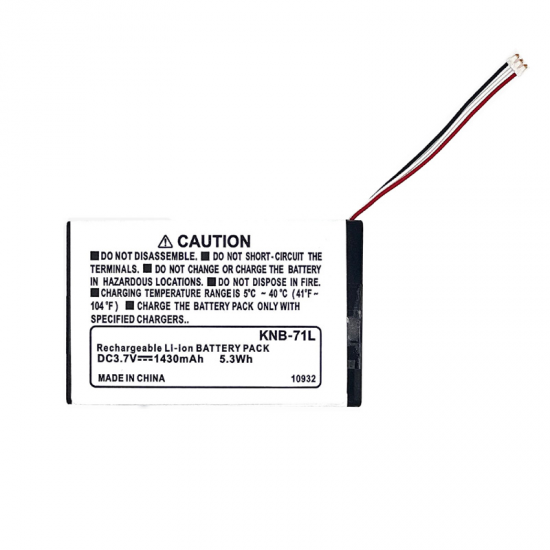 Pin thay thế Li-ion KNB-71L 3.7V 1430mAh tương thích với bộ đàm bỏ túi Kenwood PKT-23