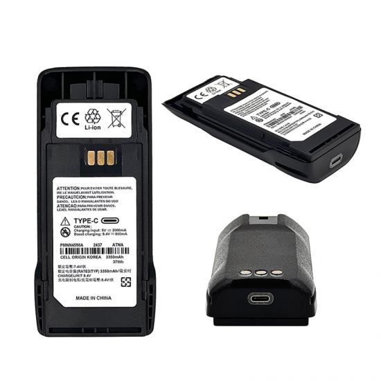 Pin Li-ion & NI-MH đa thông số PMNN4598A với tùy chọn TYPE-C cho bộ đàm hai chiều R2 / IP55